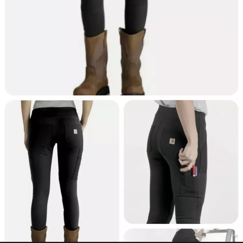 Womens Carhartt Force Fitted Midweight  Utility Leggings Size M (8-10) NWT